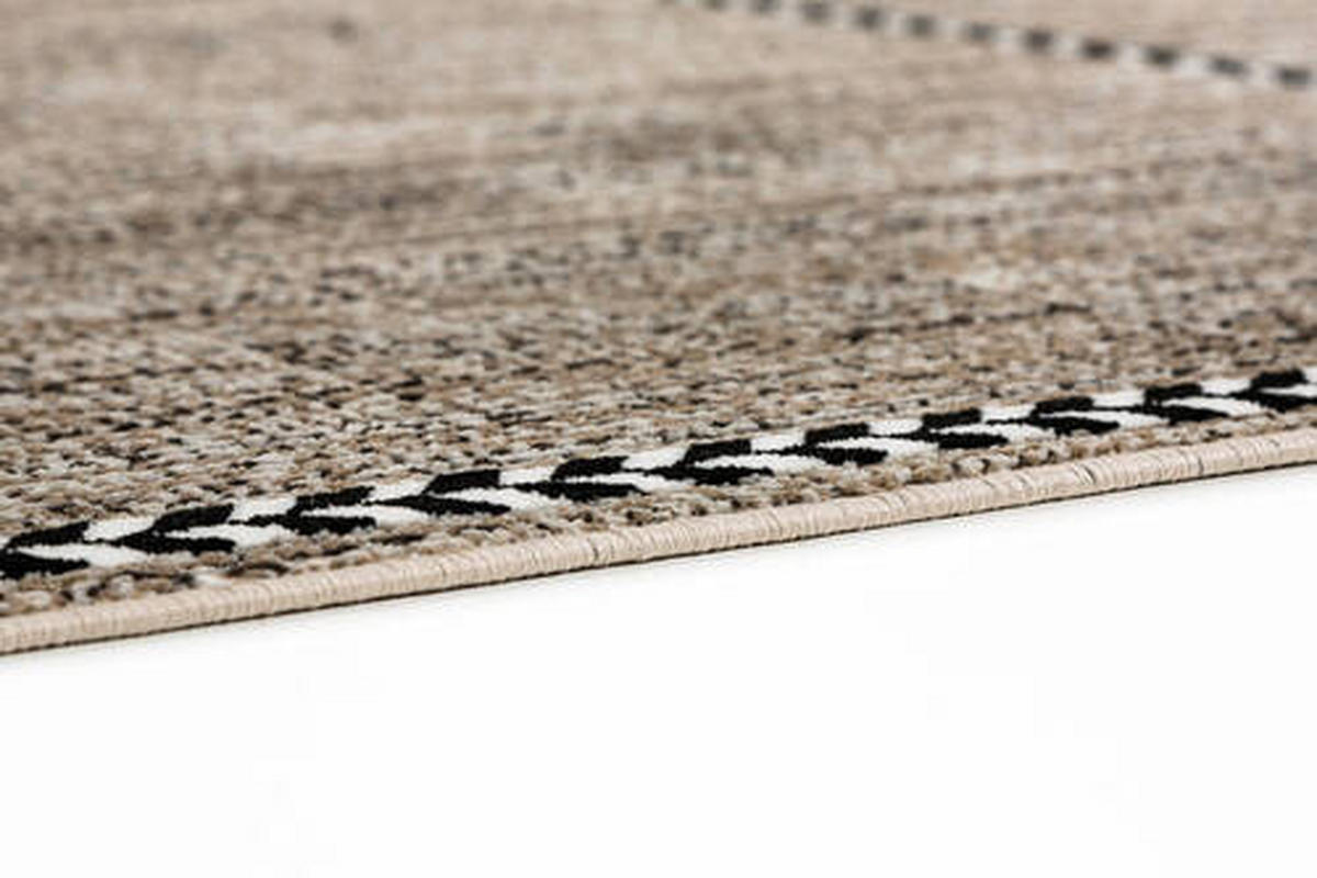 WEBTEPPICH 200/290 cm Ravenna Schwarz, Beige  - Beige/Schwarz, Design, Textil (200/290cm) - Novel