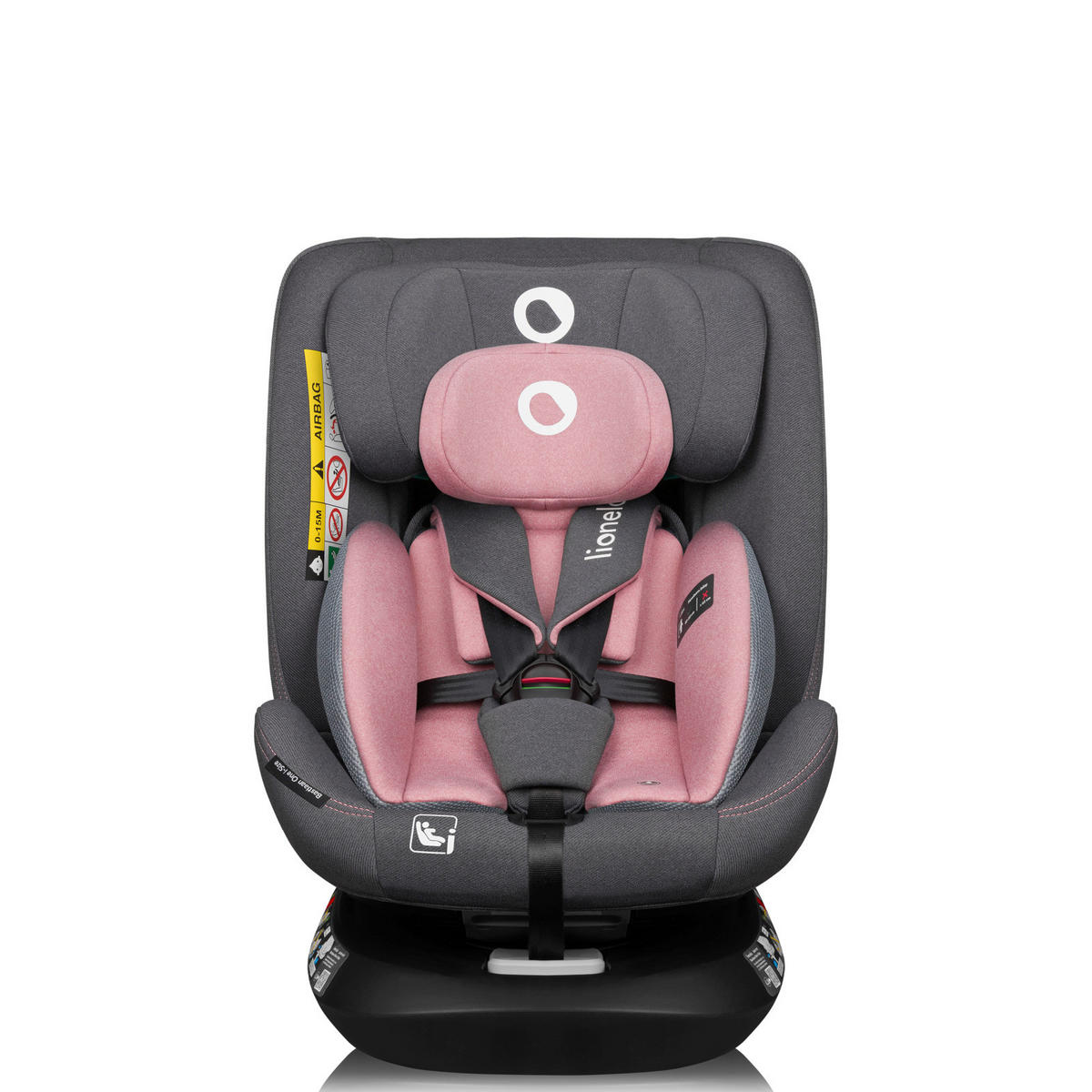 KINDERAUTOSITZ Bastiaan One i-Size   - Pink/Grau, Basics, Kunststoff (44.5/60/81cm) - Lionelo