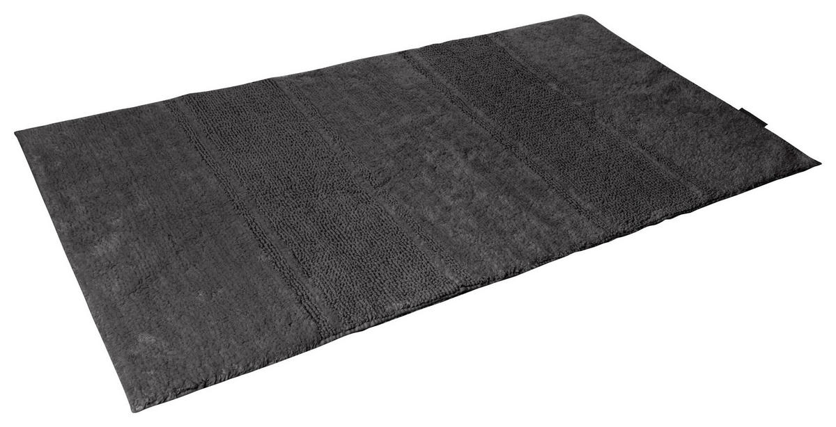 BADTEPPICH Anthrazit 60/90 cm  - Anthrazit, Basics, Textil (60/90cm) - Joop!