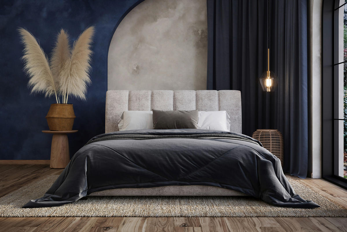POLSTERBETT 140/200 cm  in Beige  - Beige, Modern, Holz/Holzwerkstoff (140/200cm) - MID.YOU