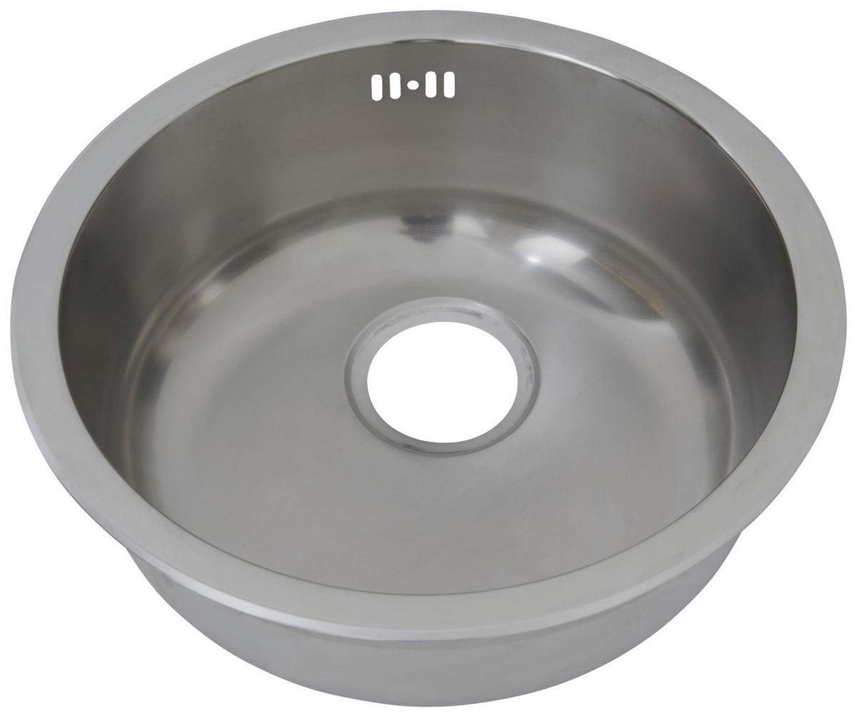 SPÜLE 1720PORTLAND446  - Edelstahlfarben, Trend, Metall (44,6/17/44,6cm) - Respekta
