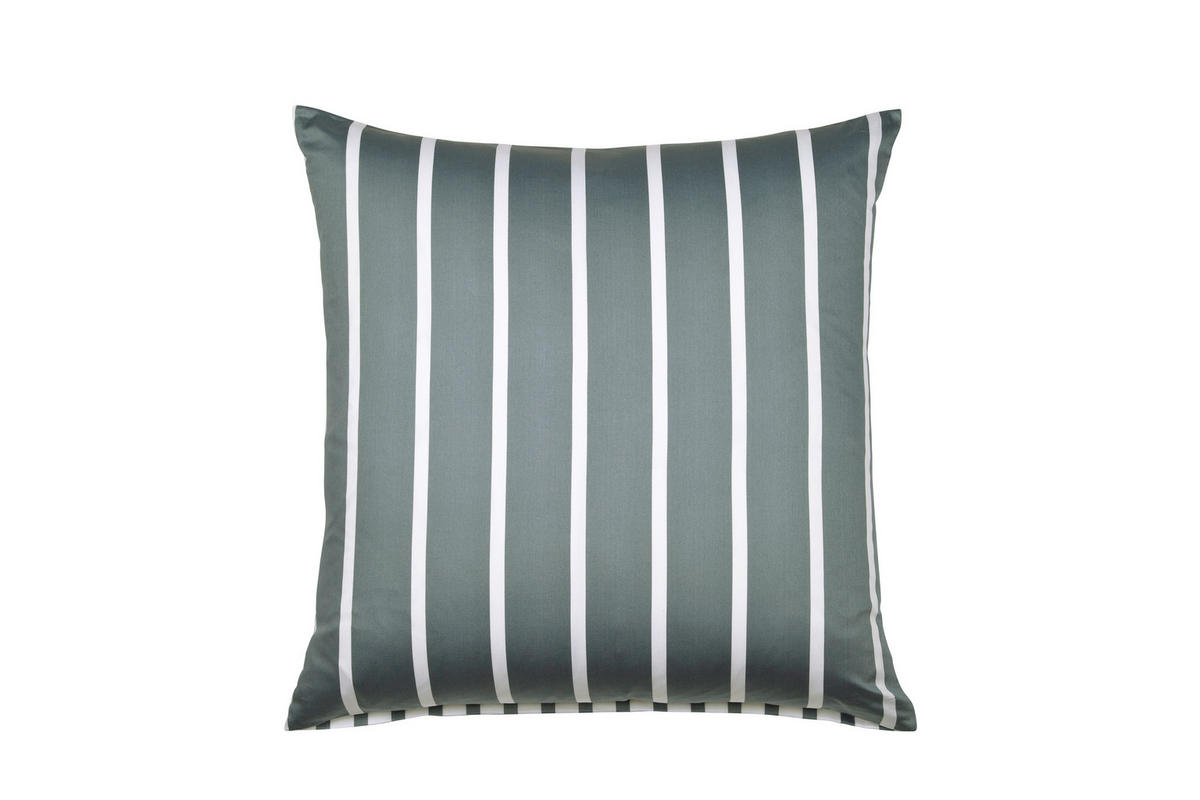 KISSENHÜLLE GENTANO 80/80 cm  - Anthrazit/Weiß, Design, Textil (80/80cm) - Janine