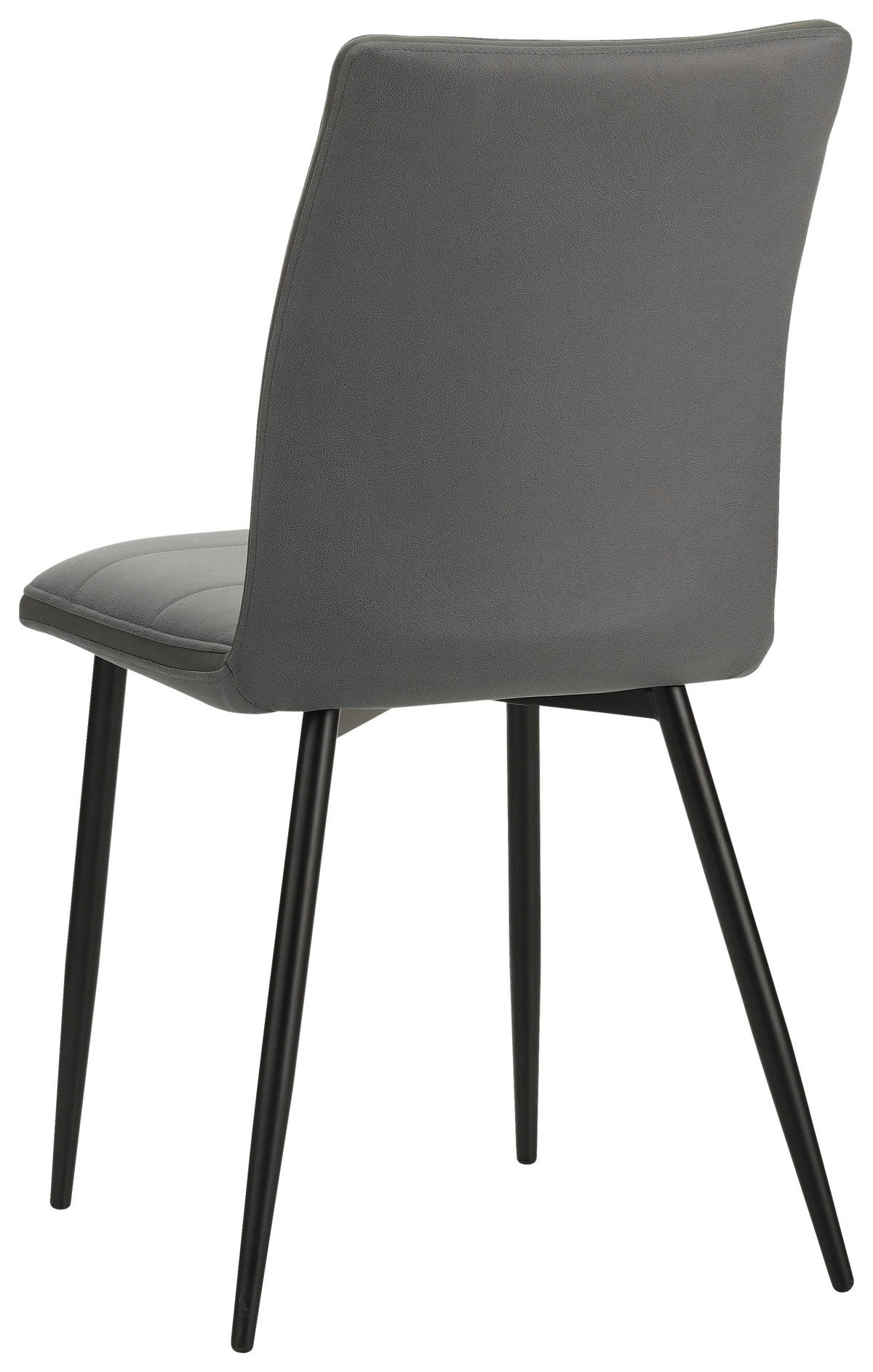 TISCHGRUPPE Grau, Schwarz  - Schwarz/Grau, MODERN, Textil/Metall - MID.YOU