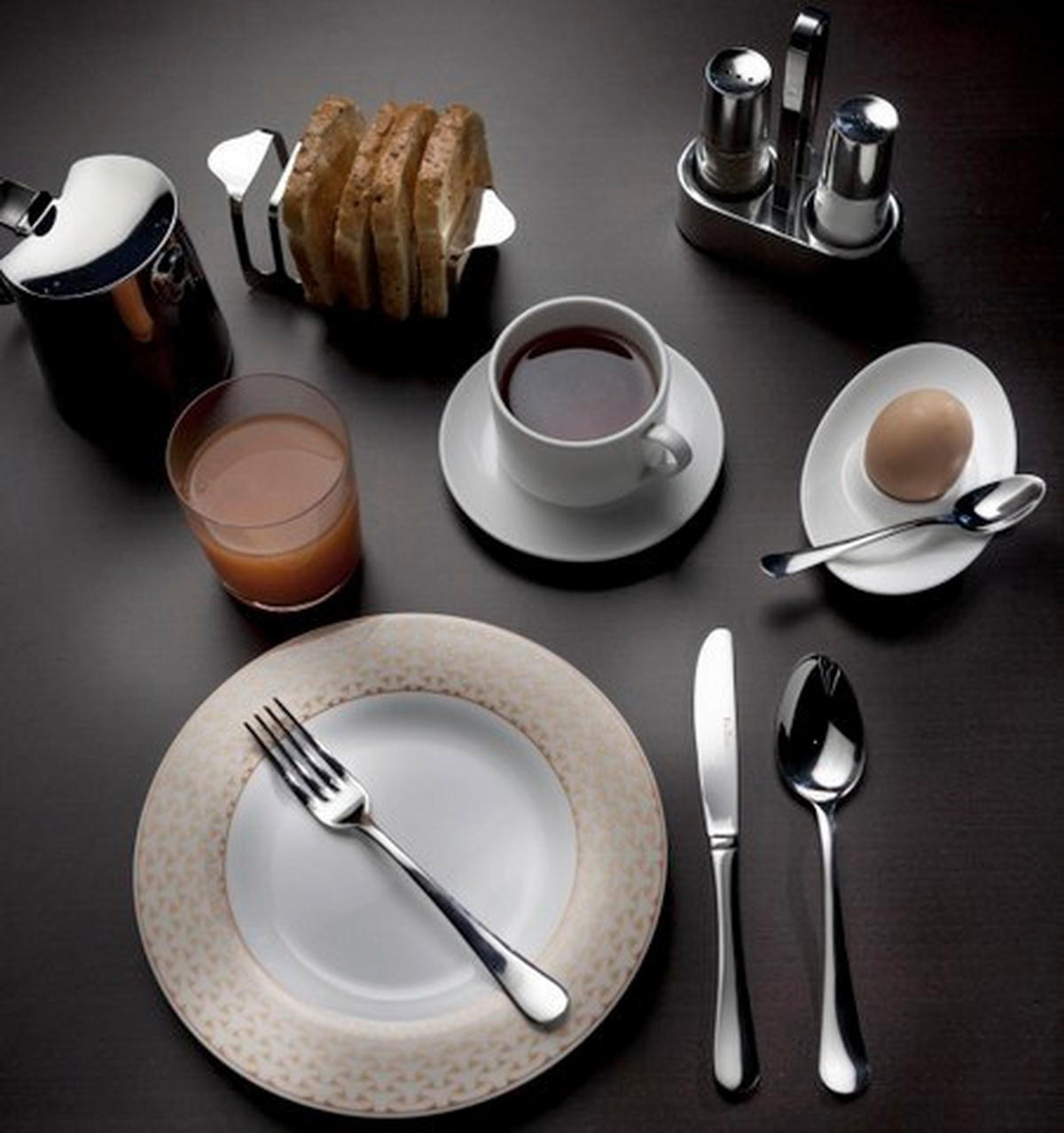 BESTECKSET STRESA 24-teilig Stahl  - Edelstahlfarben, Basics, Metall (25,5/7/5,3cm) - Pintinox