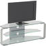 TV-ELEMENT 114/40/40 cm - Alufarben, Design, Glas/Metall (114/40/40cm) TV-ELEMENT 114/40/40 cm - Alufarben, Design, Glas/Metall (114/40/40cm)