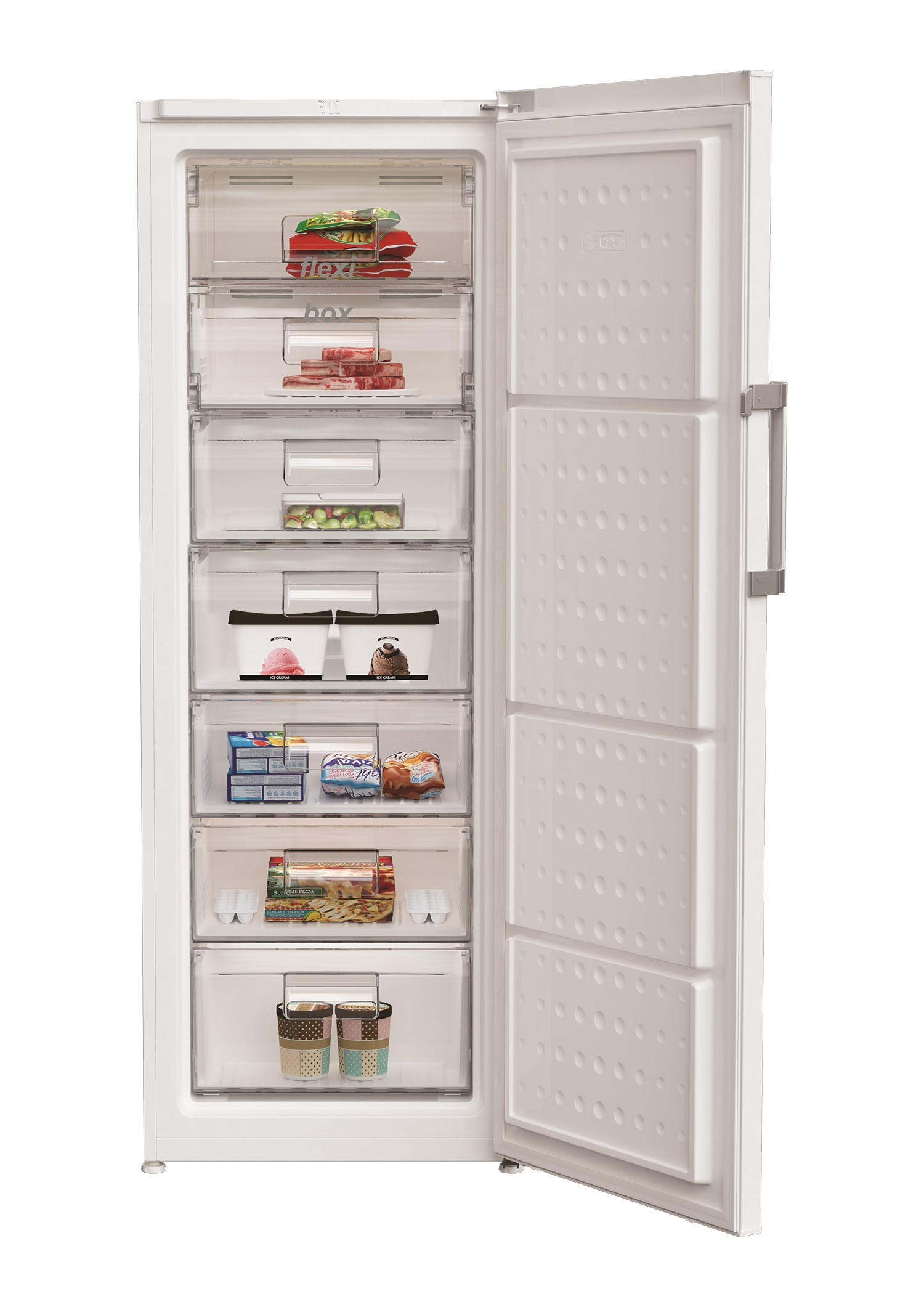 GEFRIERSCHRANK FSN 9763  - Weiß, Basics, Glas/Kunststoff (59,5/171,4/65,5cm) - Elektra Bregenz