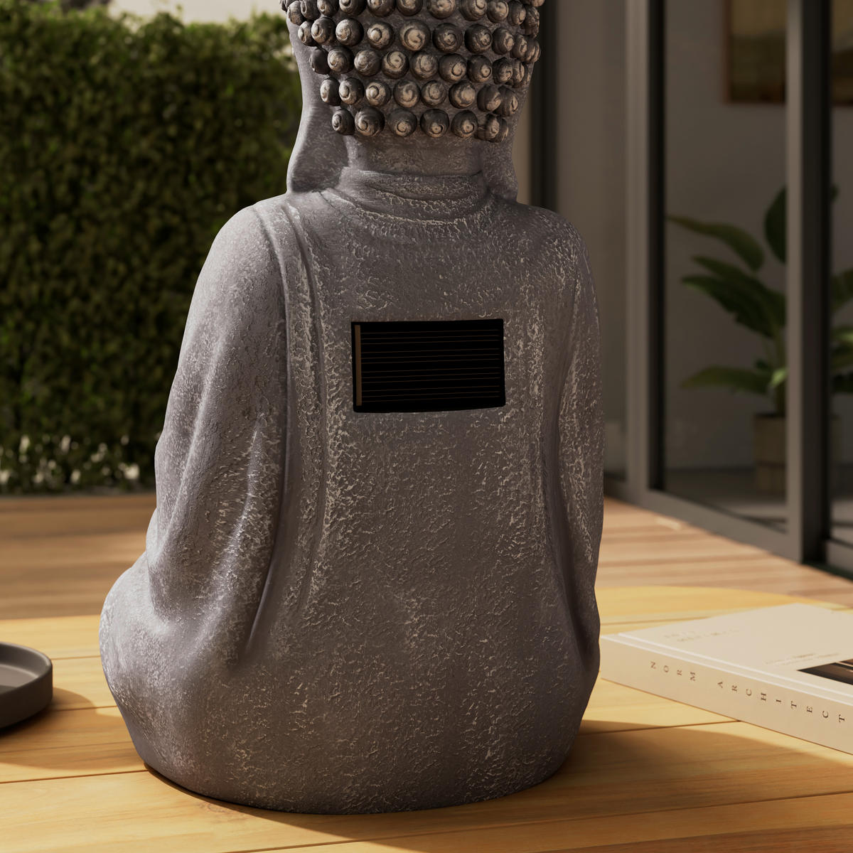 SOLÁRNÍ SVÍTIDLO, 17,8/15,3/27,9 cm - šedá/bílá, Lifestyle, plast (17,8/15,3/27,9cm) - Ambia Garden