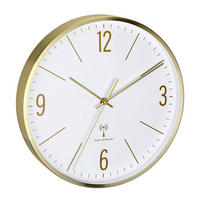 FUNKUHR  Weiß, Goldfarben  - Goldfarben/Weiß, Basics, Kunststoff (30/4,5/30cm)