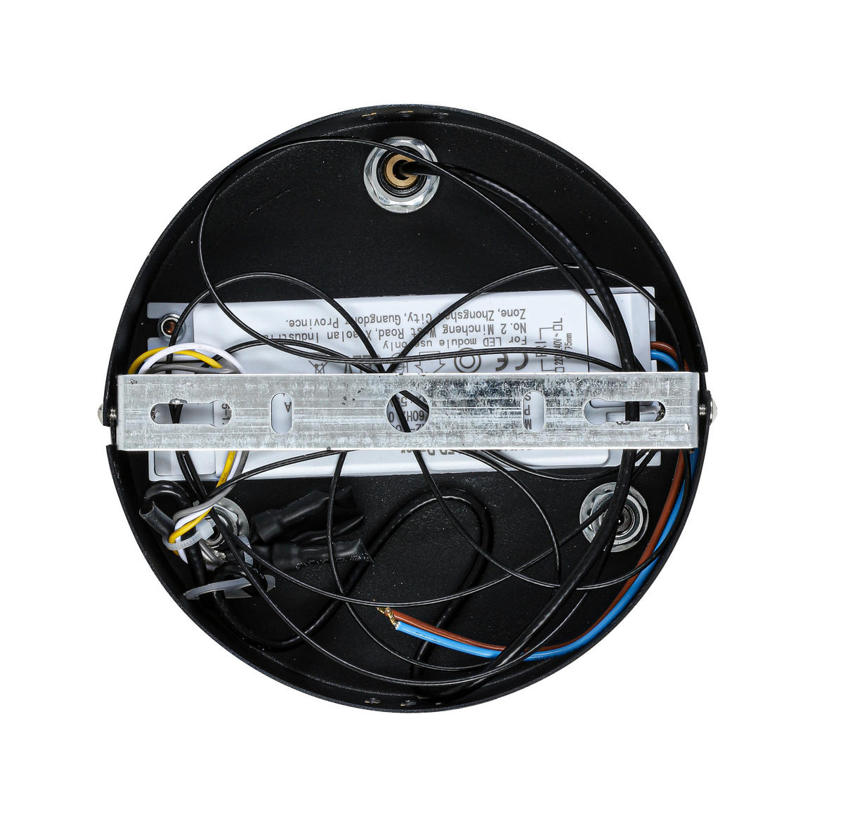 LED-HÄNGELEUCHTE Oxira 59/120 cm  - Multicolor/Schwarz, Design, Kunststoff/Metall (59/120cm) - Dieter Knoll