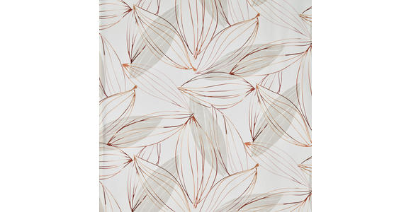 DEKOSTOFF per lfm blickdicht  - Orange/Weiß, Design, Textil (140cm) - Esposa