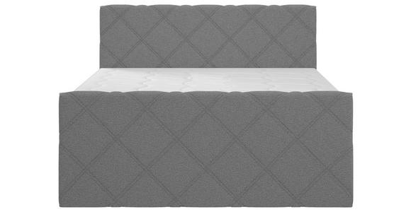 BOXSPRINGBETT 180/200 cm  in Grau  - Schwarz/Grau, KONVENTIONELL, Textil (180/200cm) - Esposa