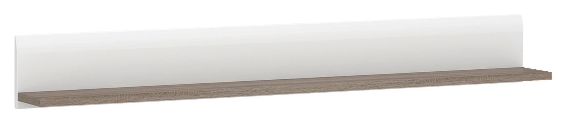 Wandboard Linate B: 150 Cm Alpinweiss/trüfel Eiche Dekor