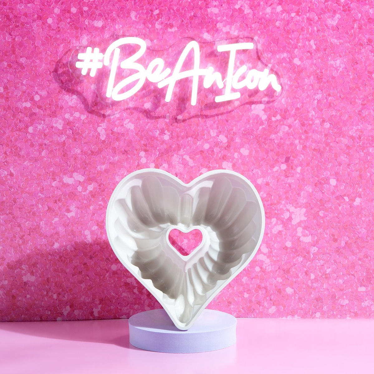 BACKFORM - Rosa, Basics, Metall (28,5/26/10cm) - Paris Hilton
