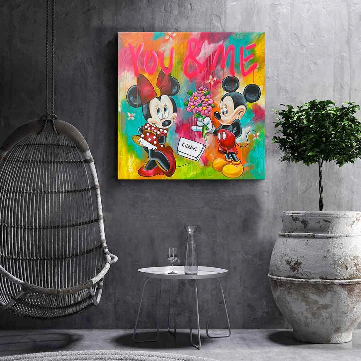 KUNSTDRUCK  - Multicolor, Basics, Holz (70x70cm)