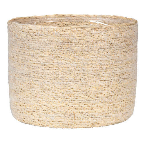 KVETNÍK prírodné materiály, 19/19/16 cm - prírodná farba, Natur, prírodné materiály (19/19/16cm)