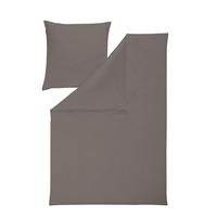 BETTWÄSCHE Interlock-Jersey 155/220 cm  - Taupe, Basics, Textil (155/220cm) - Estella