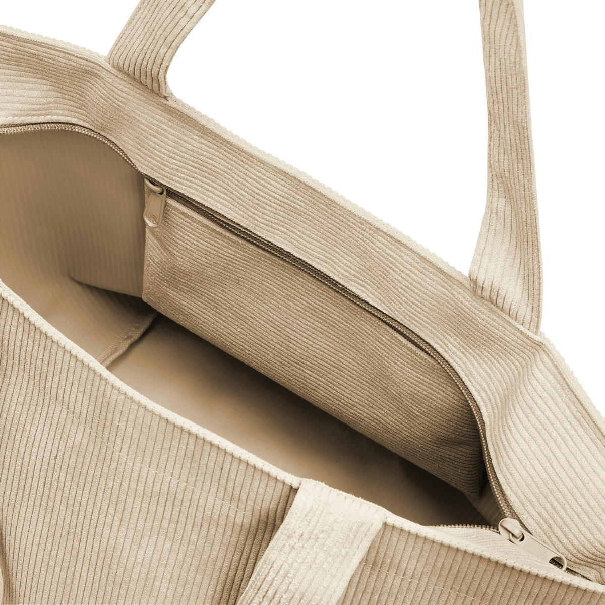 SHOPPER  - Beige/Schwarz, Basics, Textil (51/30,5/26cm) - Reisenthel