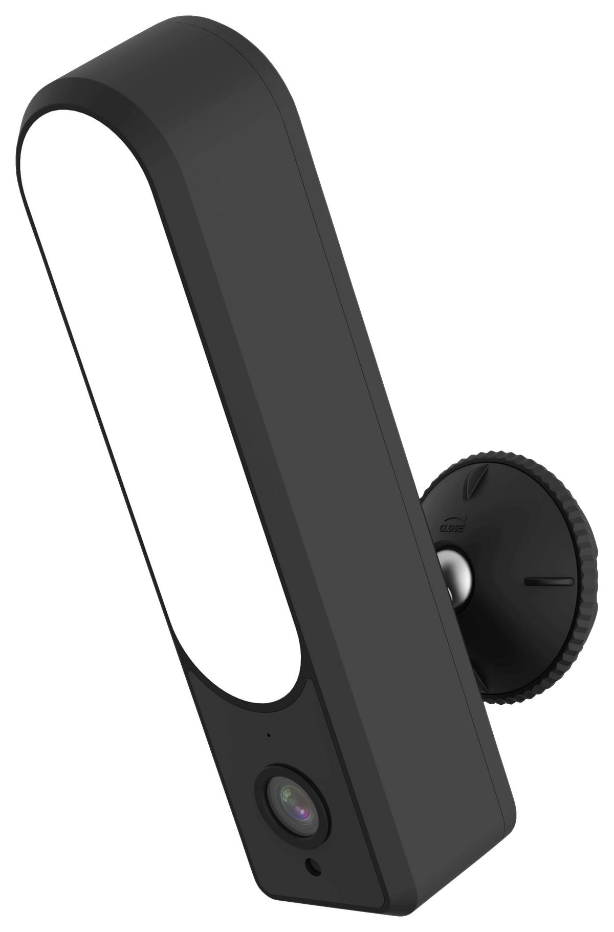 AUSSENWANDLEUCHTE - Schwarz, Basics, Kunststoff (5,5/6,1/21cm) - Ambia Garden