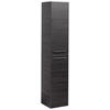 HOCHSCHRANK 30/159/32 cm  - Dunkelbraun/Silberfarben, MODERN, Glas/Holzwerkstoff (30/159/32cm) - MID.YOU