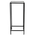 BEISTELLTISCH 30/30/70 cm Schwarz rechteckig  - Schwarz, Basics, Glas/Metall (30/30/70cm) - Xora