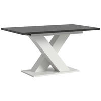 AUSZIEHTISCH in Holzwerkstoff 150-190/90/76 cm  - Weiß/Grau, KONVENTIONELL, Holzwerkstoff (150-190/90/76cm) - MID.YOU