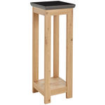 BLUMENSTÄNDER Holzwerkstoff  - Dunkelgrau/Eiche Artisan, LIFESTYLE, Holzwerkstoff (30/85/30cm) - Xora