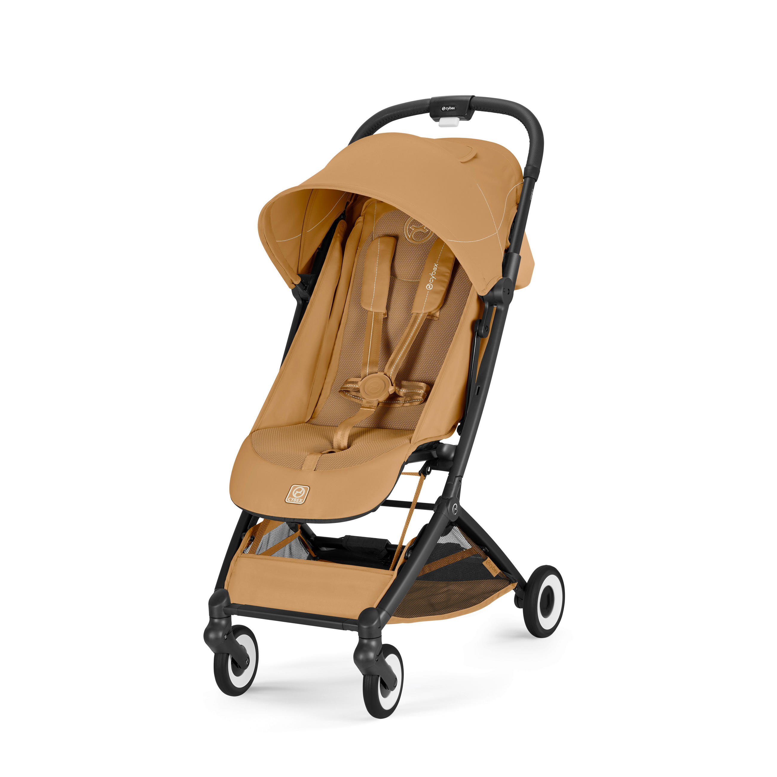 BUGGY ORFEO BLK  - Dunkelgelb/Schwarz, Basics, Kunststoff/Textil (77/52/102cm) - cybex GOLD