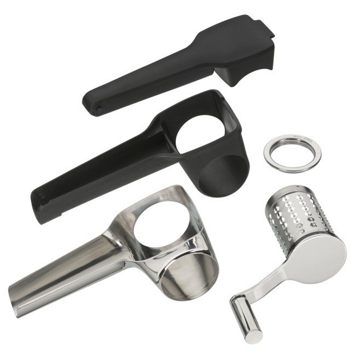 MLINAC ZA SIR  - boje oplemenjenog čelika/crna, Design, metal/plastika (20/14/8cm) - WMF