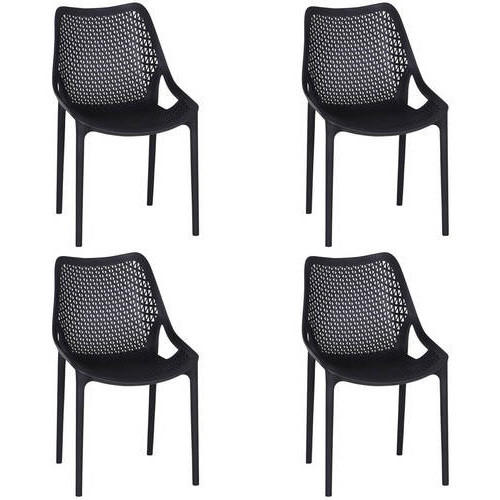 Siena Garden Gartenstuhl-Set District Anthrazit 60x81x50 cm