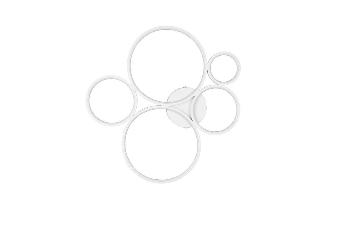 LED-DECKENLEUCHTE RONDO   - Weiß, Design, Metall (59/5,5/53cm) - Trio Leuchten