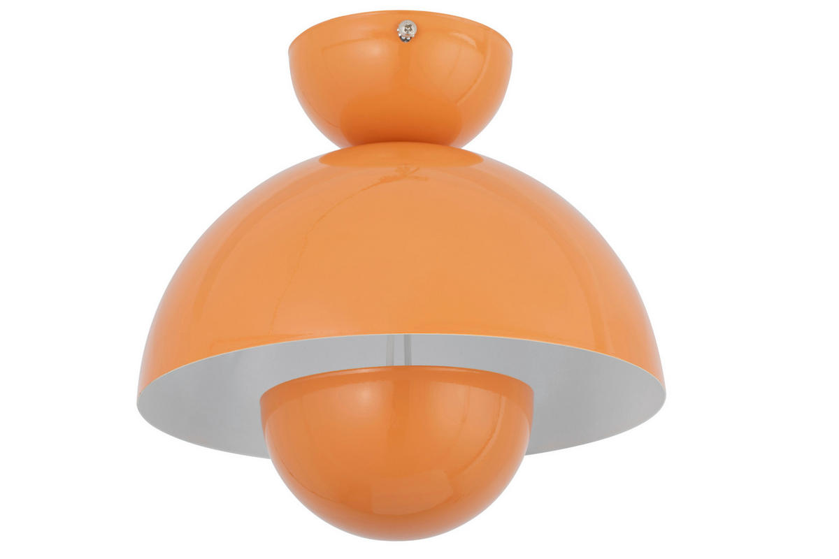 DECKENLEUCHTE 23/20 cm   - Orange, Design, Metall (23/20cm) - Collet's Monde