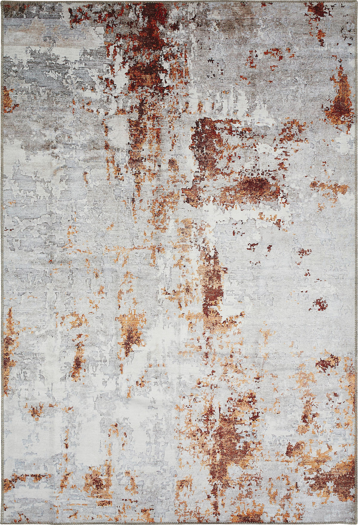 VINTAGE-TEPPICH 200/290 cm Lago  - gris/couleur rouille, Design, textile (200/290cm) - Novel