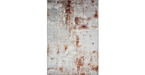 VINTAGE-TEPPICH 120/170 cm Lago Grau, Rostfarben - Rostfarben/Grau, Design, Textil (120/170cm) - Novel