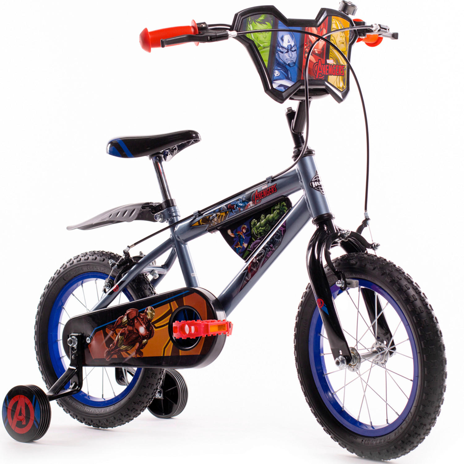 KINDERFAHRRAD 14 Zoll  - Grau, Basics, Metall (53,3/96,5/73,7cm)