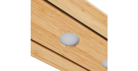 LED-DECKENLEUCHTE 100,5/30,5/6 cm - Naturfarben/Weiß, KONVENTIONELL, Naturmaterialien/Kunststoff (100,5/30,5/6cm) - Novel