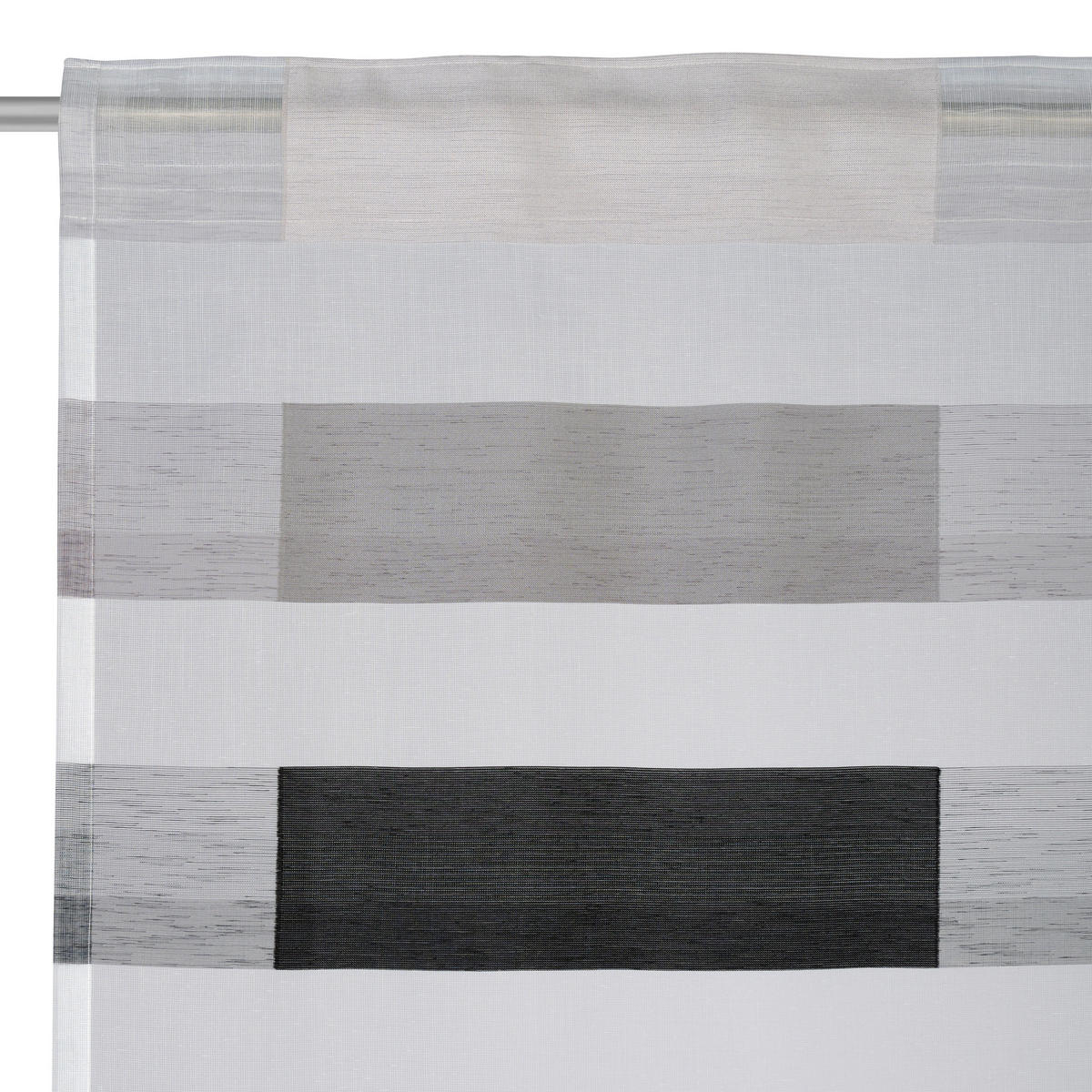 FERTIGVORHANG  halbtransparent   140/245 cm  - Anthrazit, Basics, Textil (140/245cm) - Dieter Knoll
