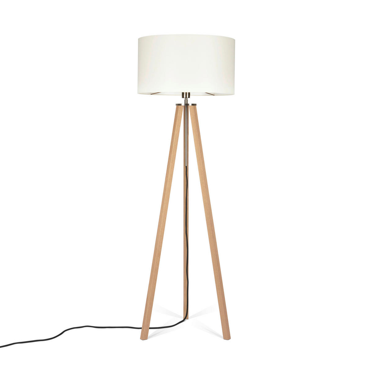 STEHLEUCHTE  50/150/50 cm   - Eiche Bianco/Eichefarben, MODERN, Naturmaterialien/Holz (50/150/50cm)