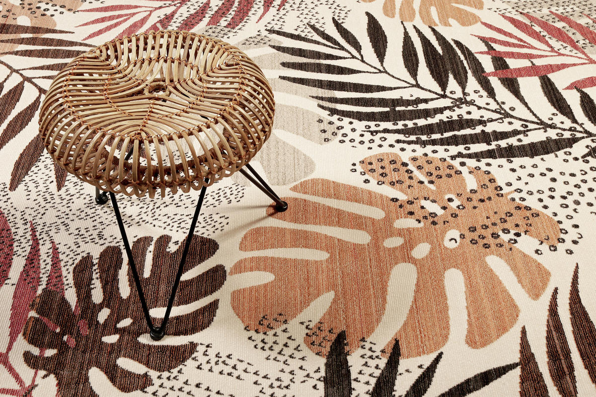 WEBTEPPICH 160/225 cm Florence  - Beige/Rot, Konventionell, Textil (160/225cm) - Esprit