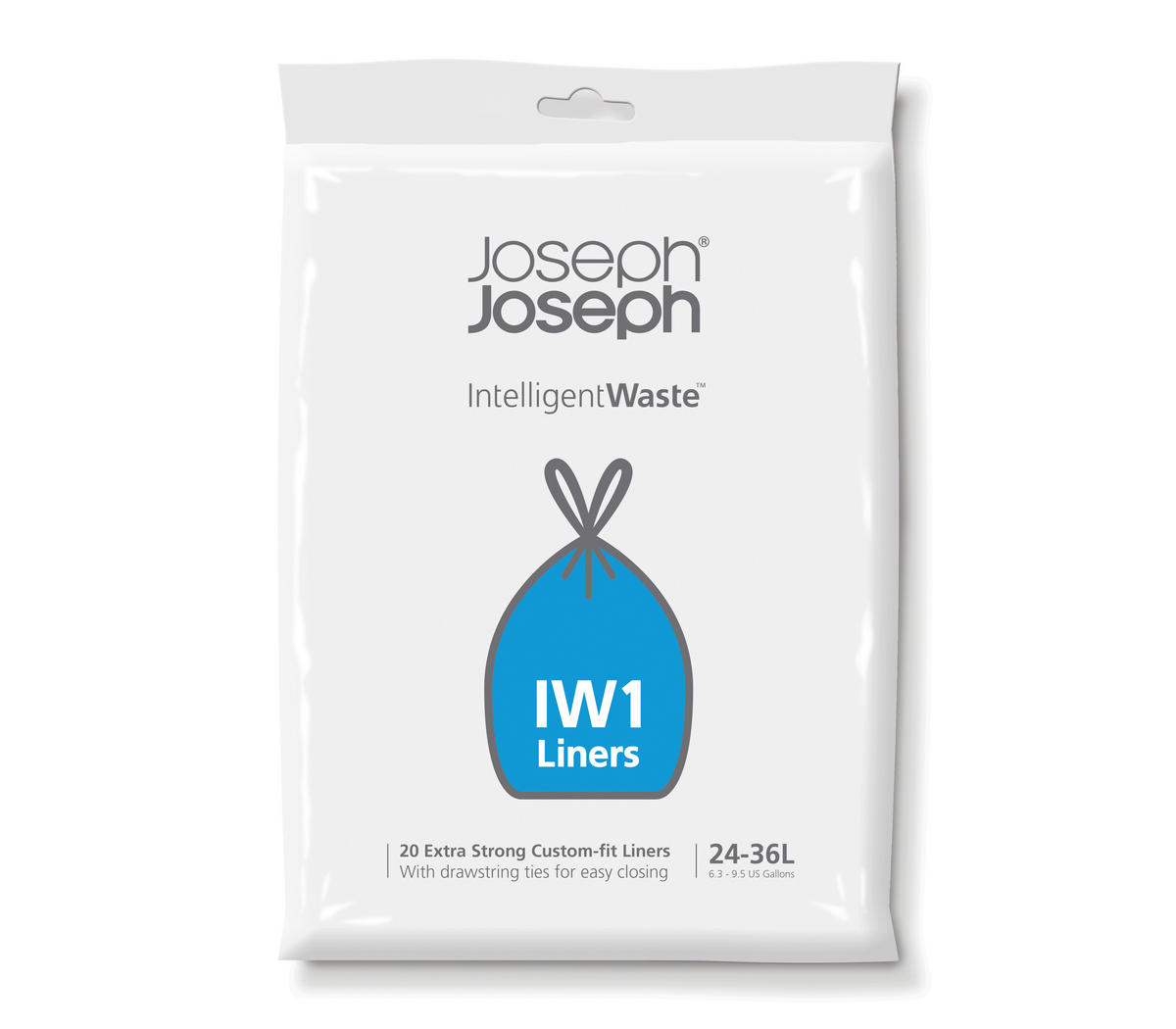 VREĆA ZA OTPAD   24-36 l  - višebojno, Basics, plastika (62,5/63/0,1cm) - Joseph Joseph