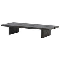 SOFFBORD i trä 140/60/25 cm  - svart, Design, trä (140/60/25cm) - Livetastic