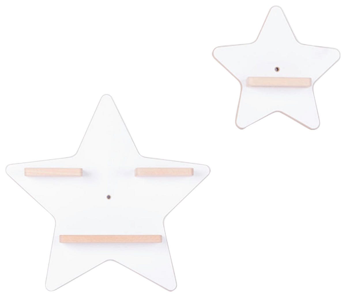 KINDERREGAL  - Weiss, Modern, Holzwerkstoff (33/33/5cm) - Livetastic
