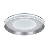 LED-TAKLAMPA Cesterfield 24 W 40/9 cm  - vit/mörkgrå, Design, metall/plast (40/9cm) - Novel