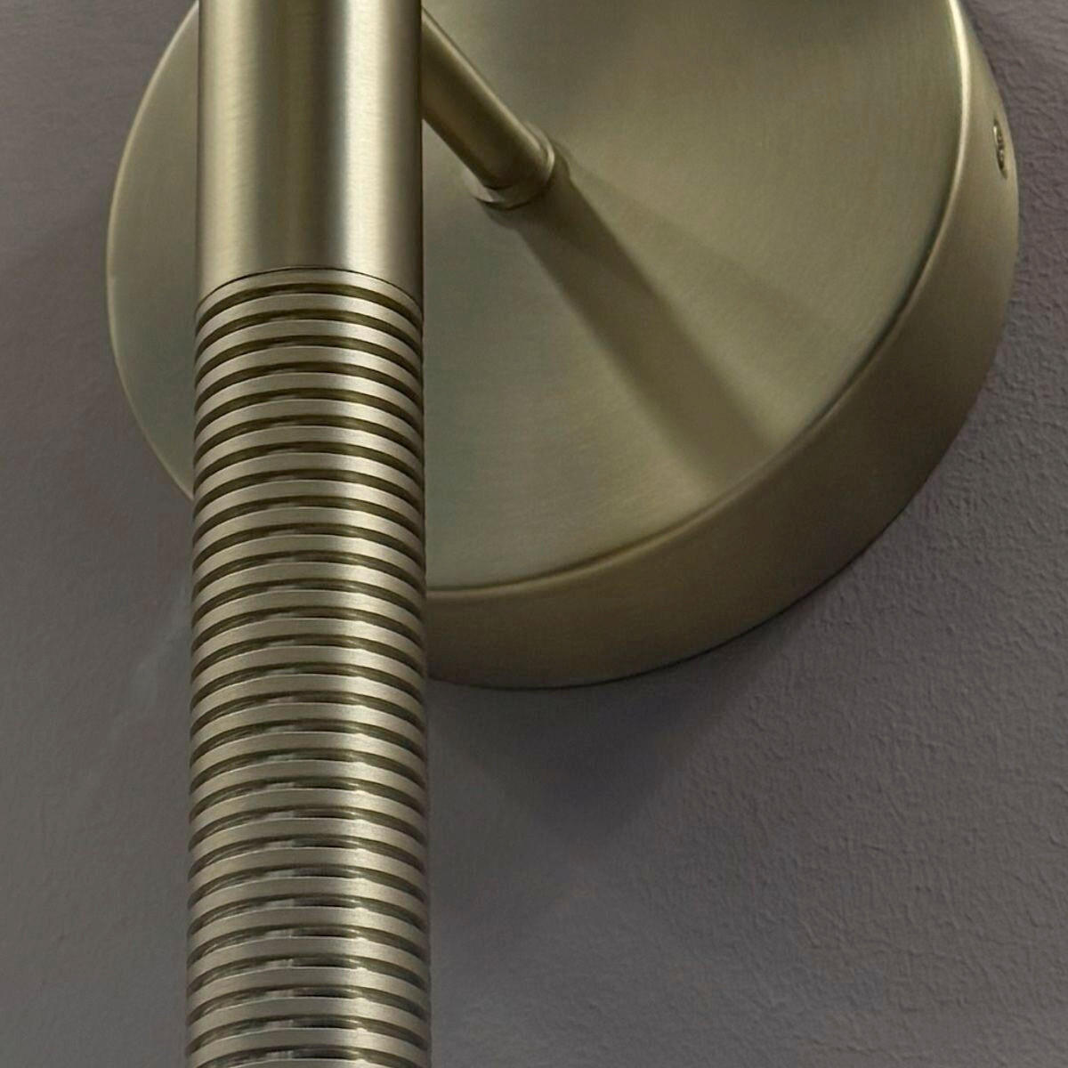 LED-WANDLEUCHTE Alora Mood 57,2/15,2/17,8 cm  - Goldfarben, Design, Glas/Metall (57,2/15,2/17,8cm) - Elstead Lighting