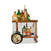 CHRISTBAUMANHÄNGER  - Champagner, LIFESTYLE, Glas (7.80/5.40/10.00cm)
