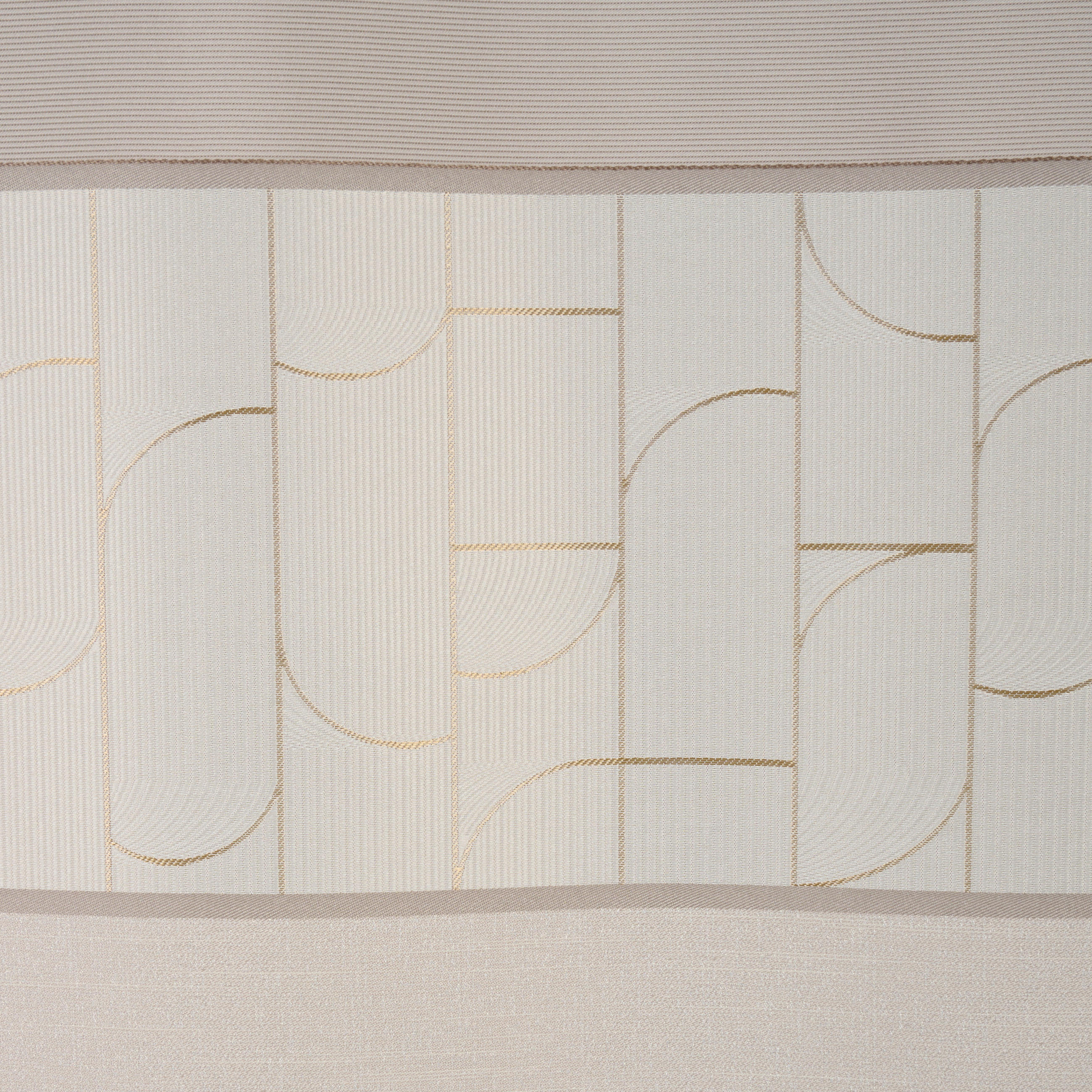 DEKOSTOFF per lfm blickdicht  - Beige, KONVENTIONELL, Kunststoff (160cm) - Esposa