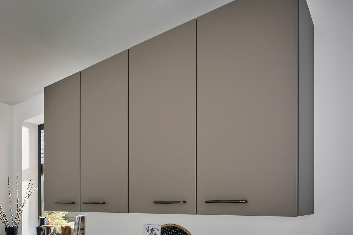 EINBAUKÜCHE   - Taupe, Design, Holzwerkstoff - Celina