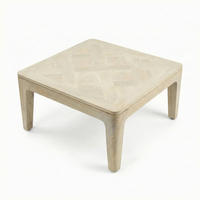 COUCHTISCH Mangoholz massiv 60/60/32 cm quadratisch Weiß  - Weiß, Design, Holz (60/60/32cm) - Livetastic