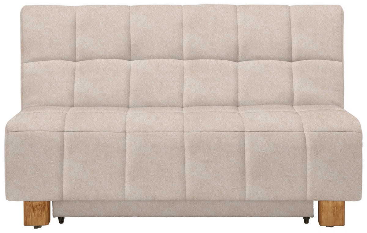 SCHLAFSOFA in Textil Sandfarben  - Sandfarben/Naturfarben, Modern, Holz/Textil (145/92/102cm) - Novel