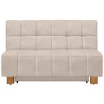 SCHLAFSOFA  in Flachgewebe Sandfarben  - Sandfarben/Naturfarben, MODERN, Holz/Textil (145/92/102cm) - Novel