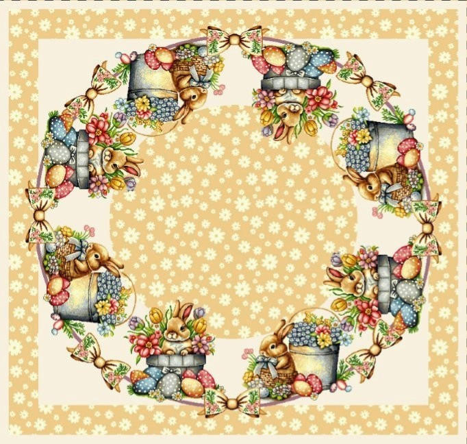 ASZTALTERÍTŐ   - bézs, Basics, textil (90/90cm)